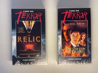 Colección Cine de Terror VHS (12 Películas)