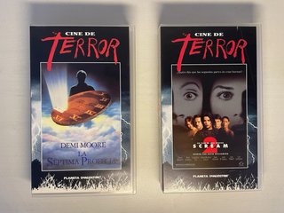 Colección Cine de Terror VHS (12 Películas)