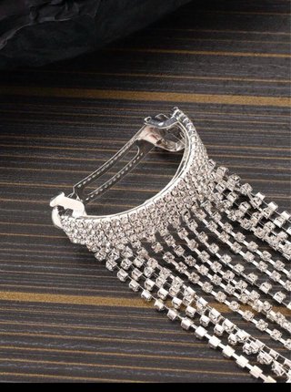 Cadena para cabello con diamantes