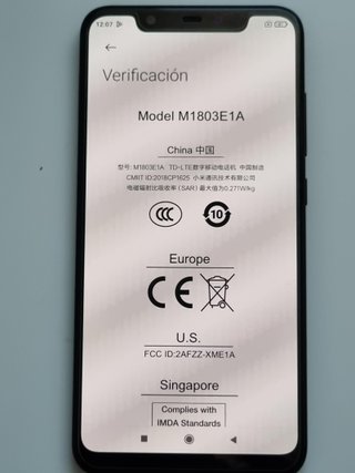 Xiaomi MI 8 64GB Nero Seminuovo