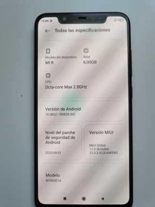 Xiaomi MI 8 64GB Nero Seminuovo