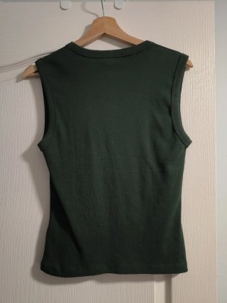 Camiseta Zara verde talla L
