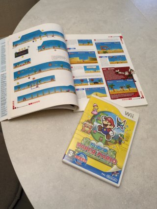Super Paper Mario Wii + Guía Oficial