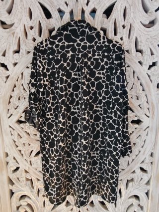 Vestido estampado animal print Menglu
