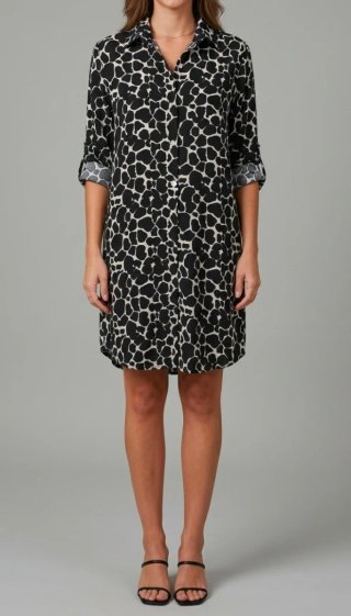 Vestido estampado animal print Menglu