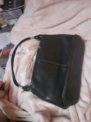 Bolso Negro Cuero David Jones