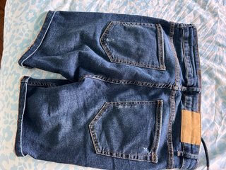 Pantalones cortos vaqueros hombre