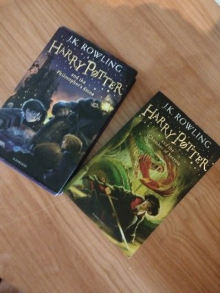 Harry Potter 1 y 2,En ingles.