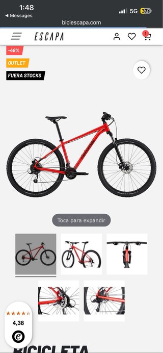 Cannondale Trail 7 M 29 Quasi Nuova