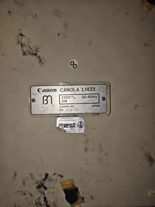 Calculadora antigua vintage
