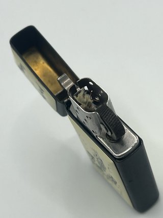 Zippo Vintage Scrimshaw Barco Velero Nero Opaco