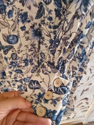 Vestido estampado floral mujer