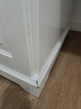 Escritorio Ikea blanco madera