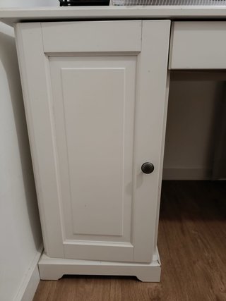 Escritorio Ikea blanco madera