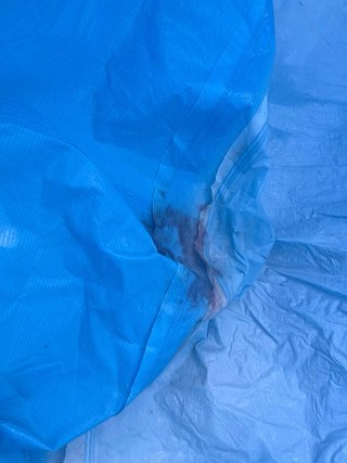 Piscina desmontable azul