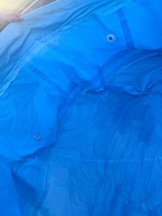 Piscina desmontable azul