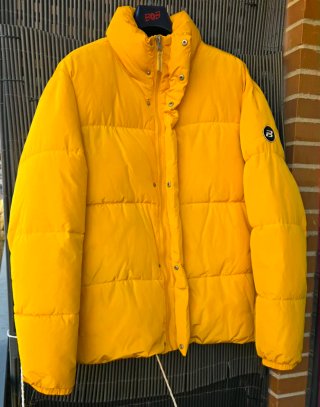 Cazadora Acolchada Pull&Bear Amarilla Talla M