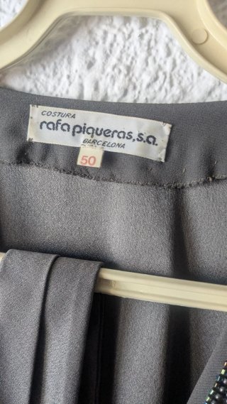Vestido Rafa Piqueras Gris