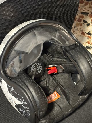 Casco Moto Estilo Vintage Estrella