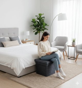 Pouf Tessuto