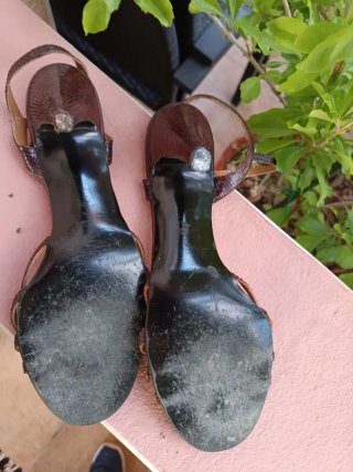 Sandalias Piel Serpiente Gran Sol