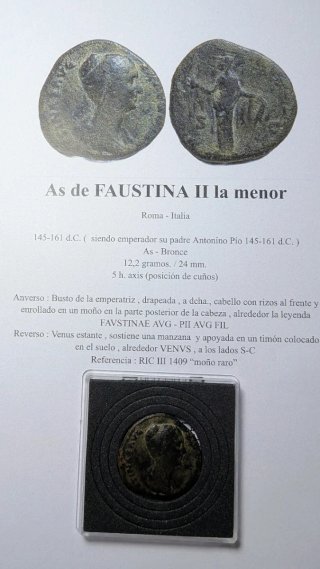 As Faustina II la Menor 141-161 d.C.