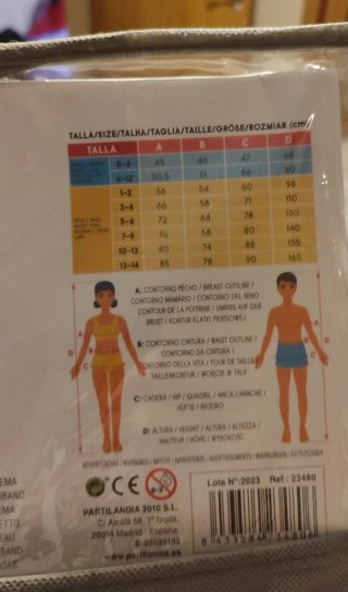 Disfraz Arlequín Niña Talla 10-12