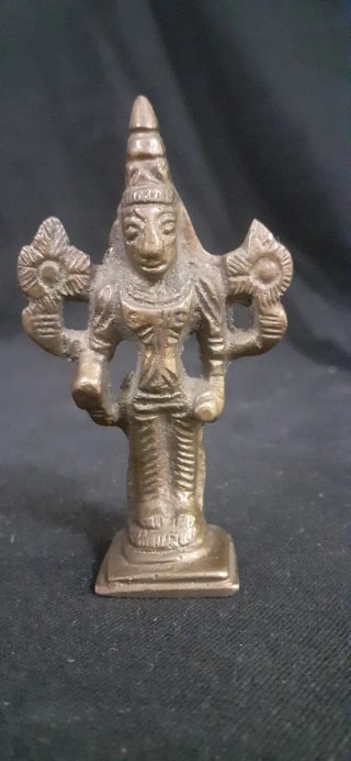 3 Figuras en bronce de Buda, Ganesha y Lakshmi.