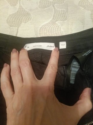 Pantalón negro Soft Flare XXS