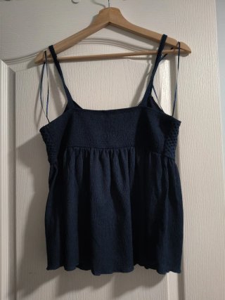 Camiseta Stradivarius azul talla L