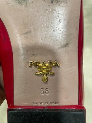 Zapato prada rojo