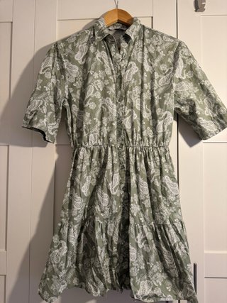 Vestido Stradivarius verde S