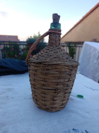 Garrafa Vino Dulce Málaga Vacía