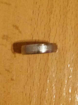 Anillo Acero Dorado Hombre 3 Diametro