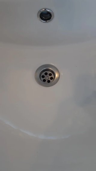Lavabo de porcelana blanco con espejo de regalo