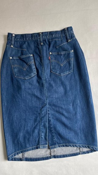 Levi's Engineered Falda Vaquera Talla Small Azul