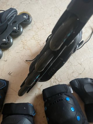 Patines en línea y protecciones