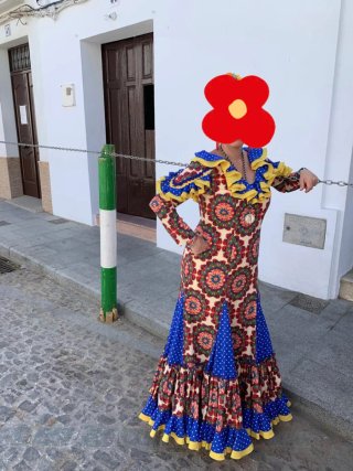 Traje de flamenca estampado