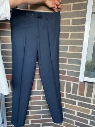 Traje Purificación García Azul Hombre
