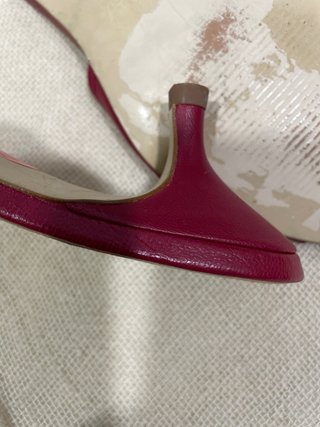 Sandalias Zara Moradas Talla 39 con Lazo