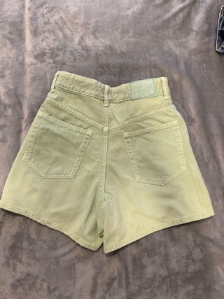 Bermudas Vaquera Tiro Alto