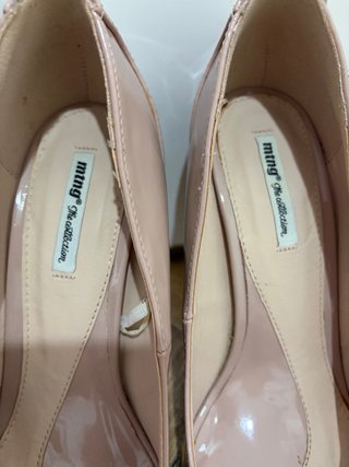 Zapatos de tacón Mustang nude rosado