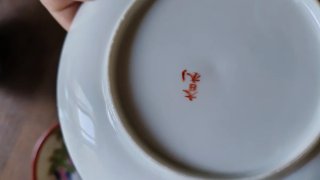 Coppia Tazze da Tè Giapponesi Porcellana vintage