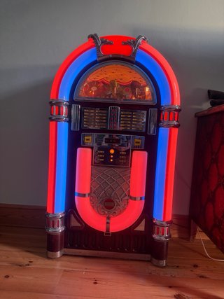 Gramola Retro LED Estilo Años 50