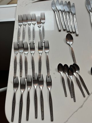 Set Cuchillos y Tenedores Vintage