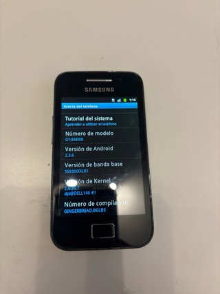 Samsung Galaxy Ace funcionando – Android vintage c