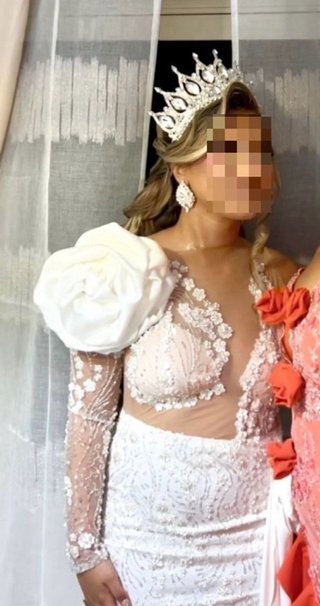 Vestido de Novia con Pedrería