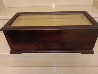 Cajonera organizadora de madera con 2 cajones