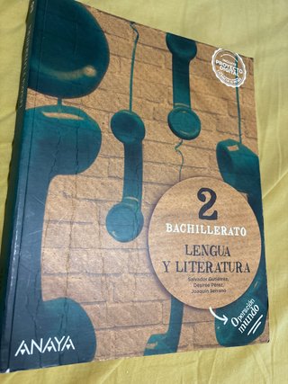 Lengua y literatura, 2 Bachillerato, Operación ...
