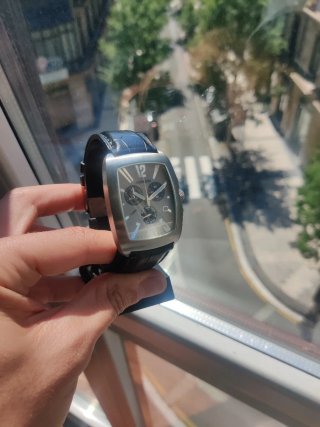 Reloj Negro/Plateado